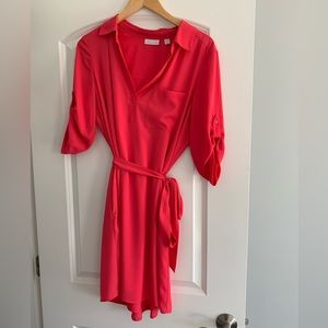 Women’s bright pink New York & Company dress size M